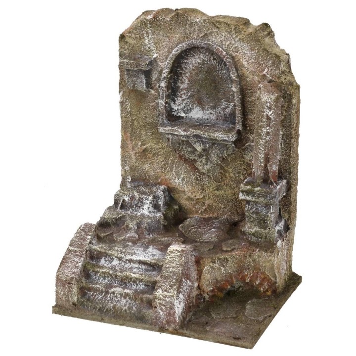 Rudere di tempio antico cm 11,5x9x15 h per statue da 6 cm