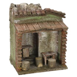 Tavern with pergola 11.5x9x13.5 h for statues of 6 cm