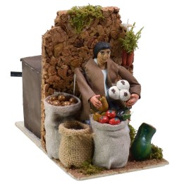 Fruit seller in motion 10 cm