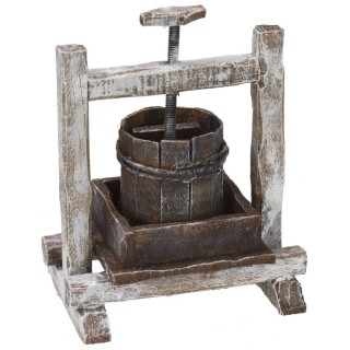 Torchio in legno cm 8,5x6x10,5 h per statue cm 12