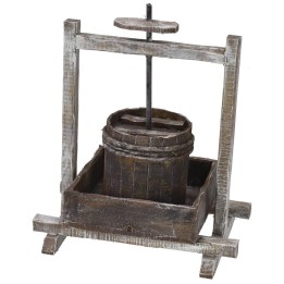 Torchio in legno cm 14x10x16 h per statue da 20 cm