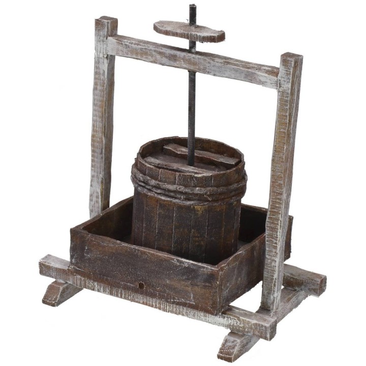 Torchio in legno cm 14x10x16 h per statue da 20 cm