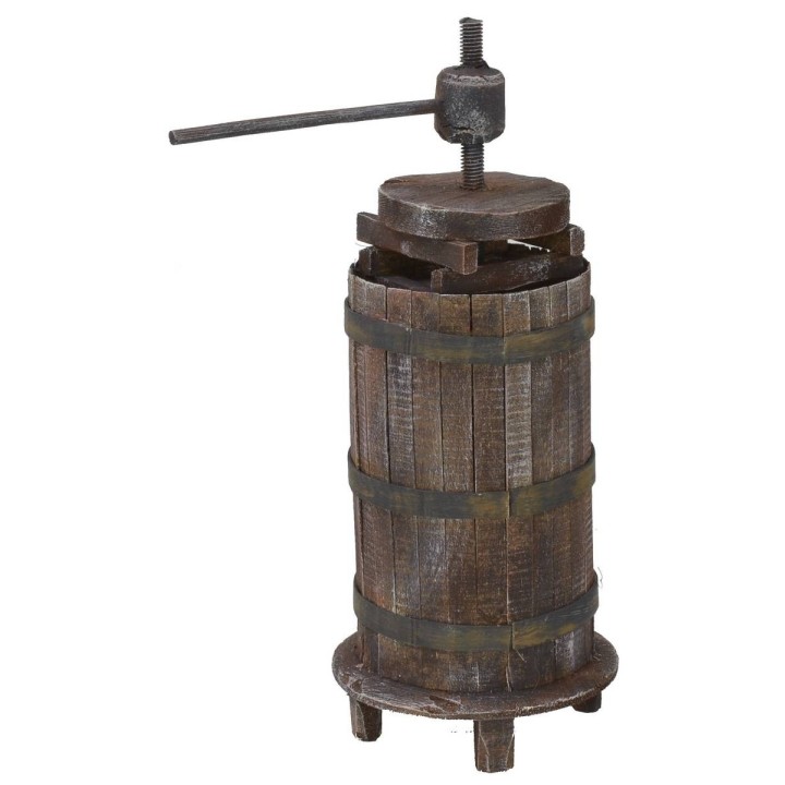 Torchio in legno cm 5 Ø x19 h per statue da 20 cm