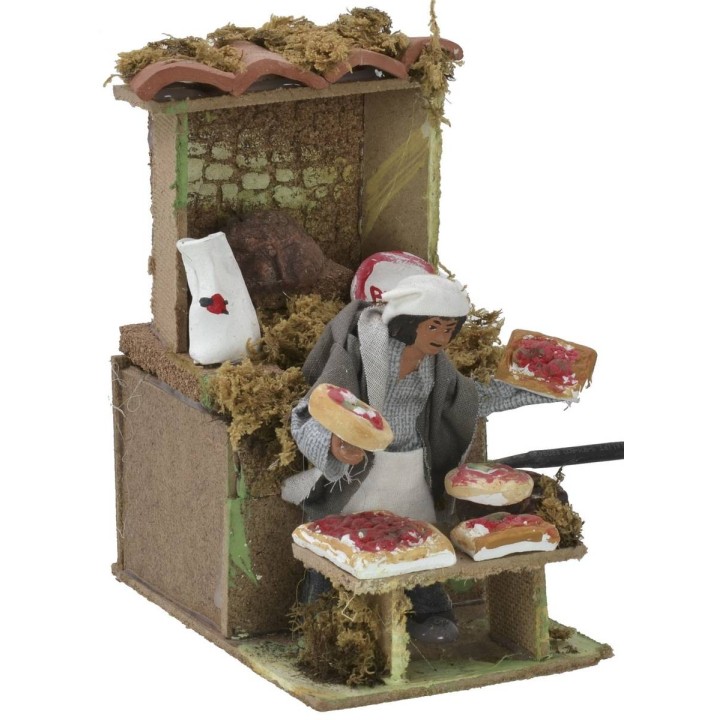 The seller of pizzas in the movement