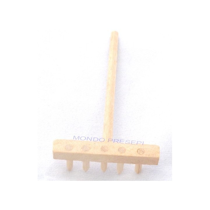Wooden rake 6 cm