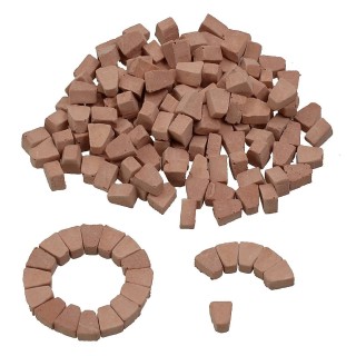 Mattoncini a cuneo mm 5x4x7 busta 150 pezzi
