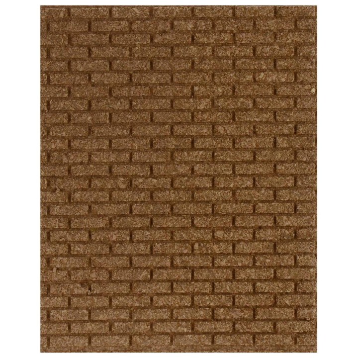 Pannello di sughero a mattoni grandi cm 25x20x1