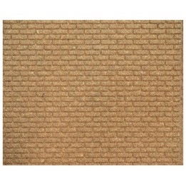 Large brick cork panel 10x50x1 cm in 3 parts