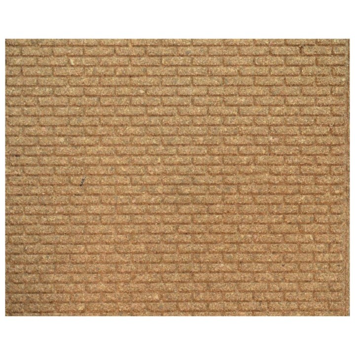 Pannello di sughero a mattoni grandi cm 10x50x1 in 3 parti