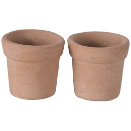 Conjunto de 2 jarrones cm 2,2 h.