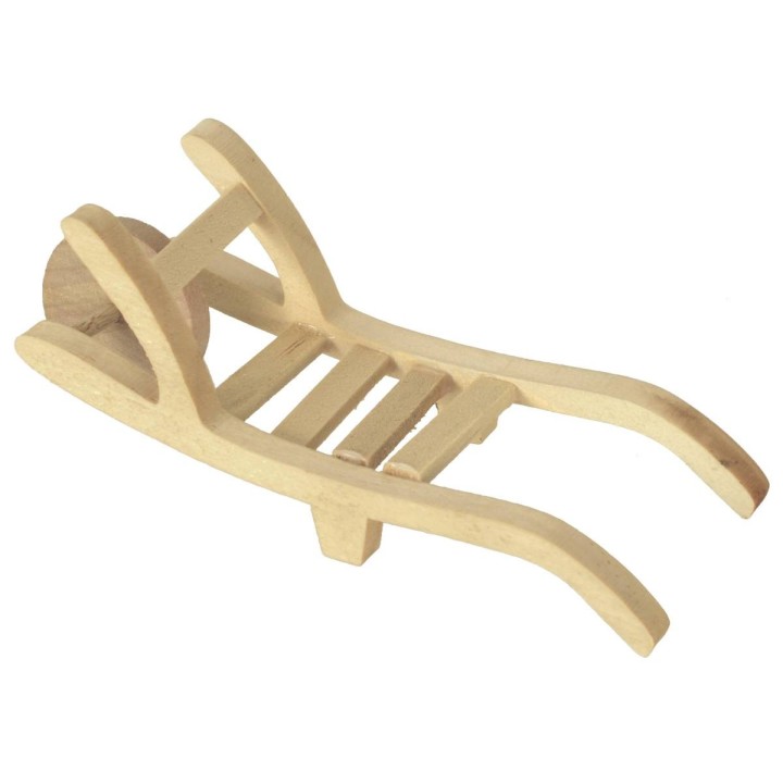 Carretilla de madera cm 12x4,3x4 h
