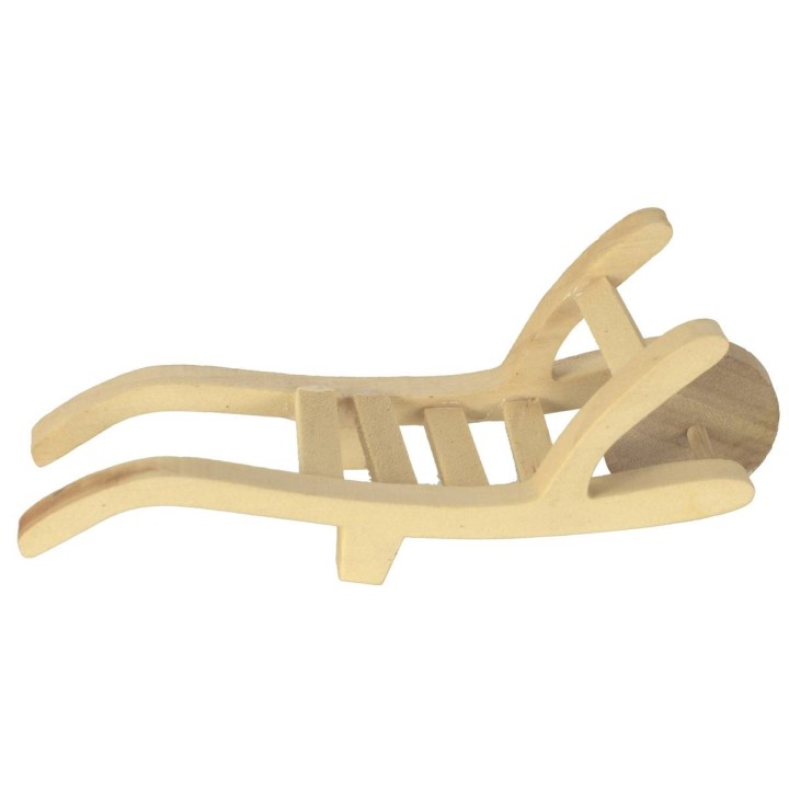 Carretilla de madera cm 12x4,3x4 h