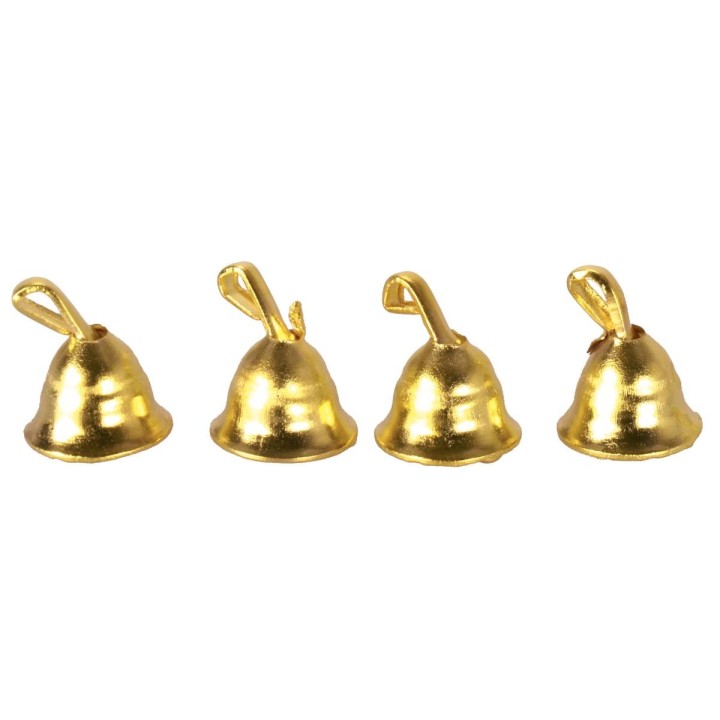 Set 4 campanelline ø 0,6x0,7 cm