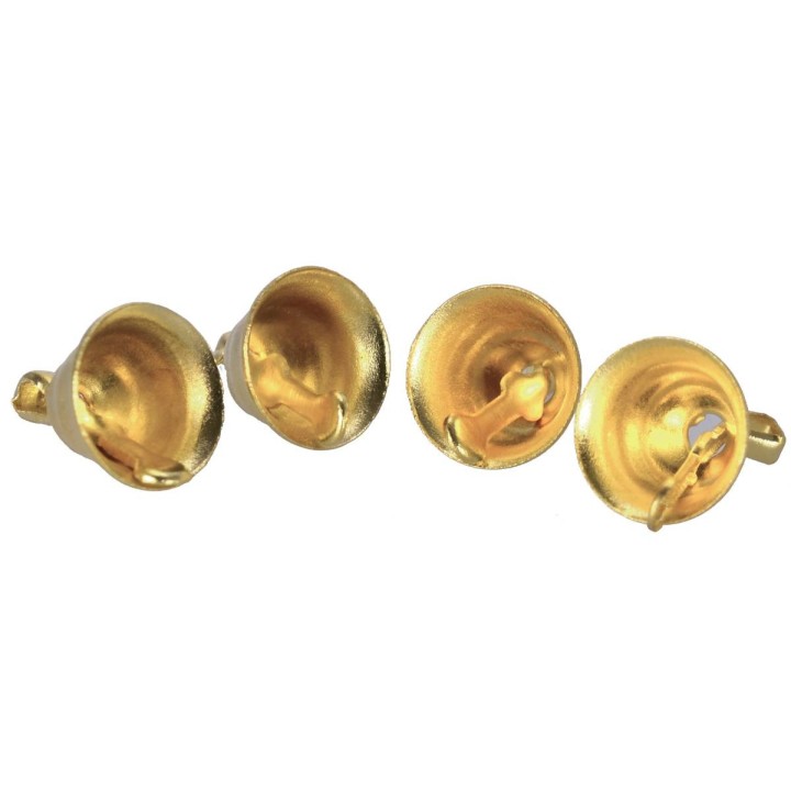 Set 4 campanelline ø 0,6x0,7 cm
