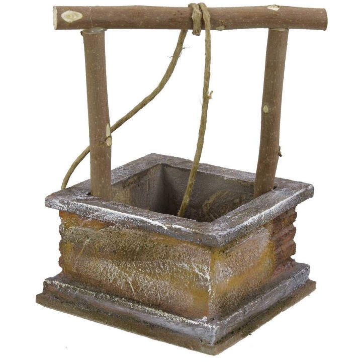 Pozzo per presepe cm 11x11,5x16 h per statue da 12 cm