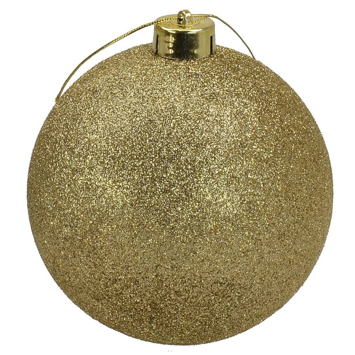 Sep 3 golden balls shine ø 12 cm per Christmas tree