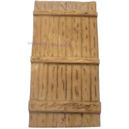 Puerta de resina efecto madera medidas: