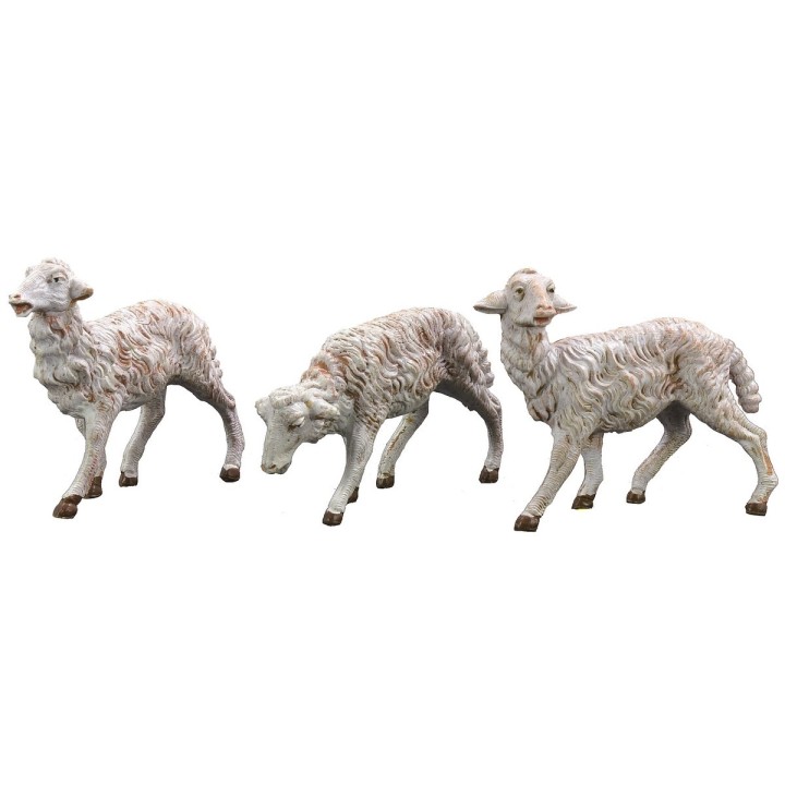 Set di 3 pecore per statue da 19 cm Fontanini