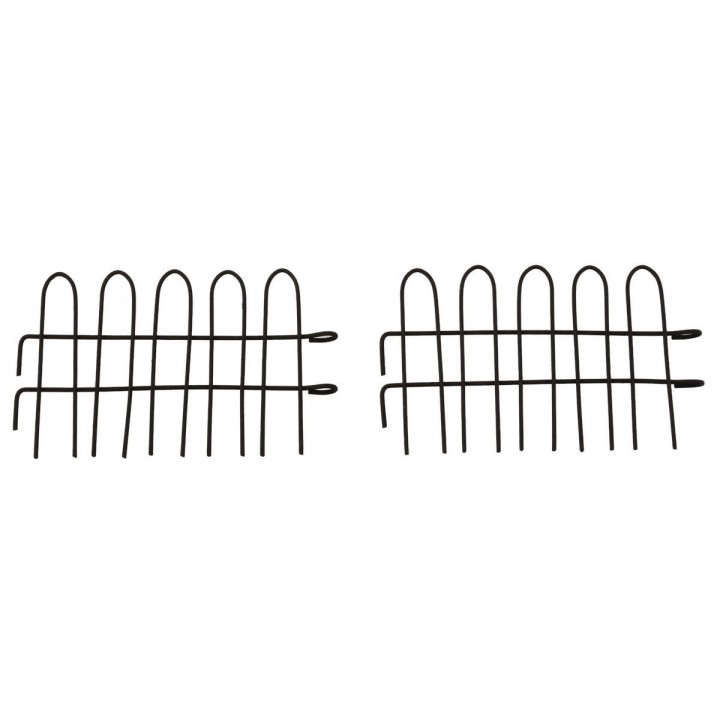 Modular black metal railing cm 9.5x6 h