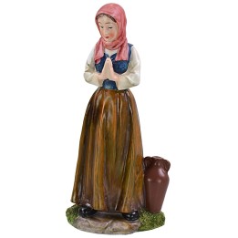 Mujer adorante de 27 cm en resina