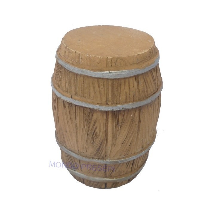 Barril en resina efecto madera - Tres tamaños disponibles