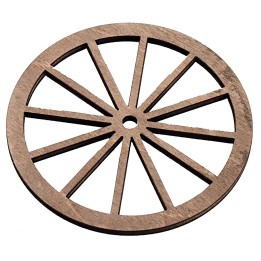 Wooden wheel ø 8 cm