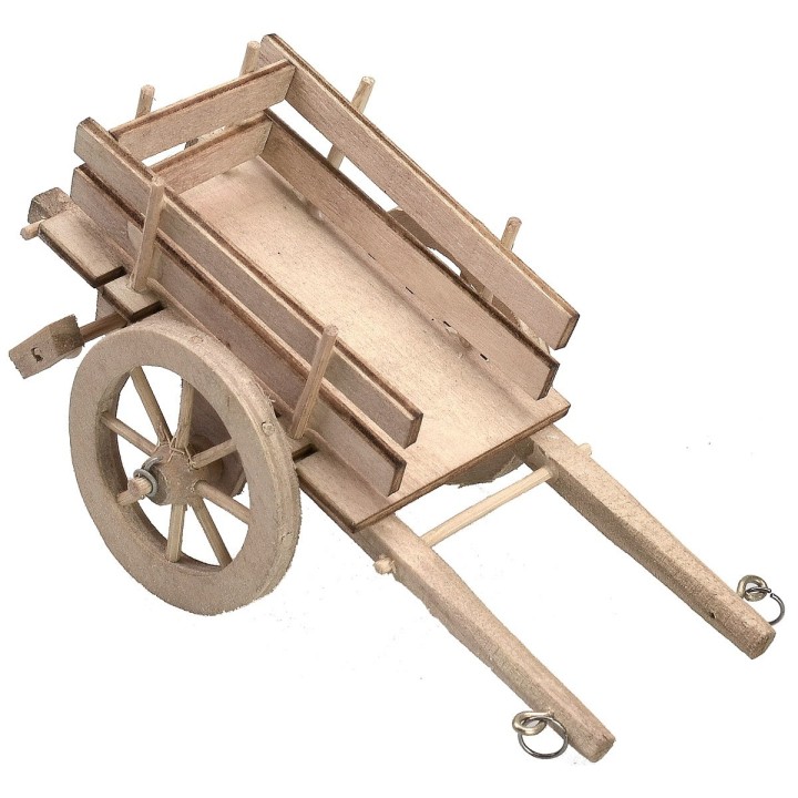Wooden cart 12.5x7.3x6.2 h