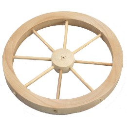 Rueda de madera ø 10 cm