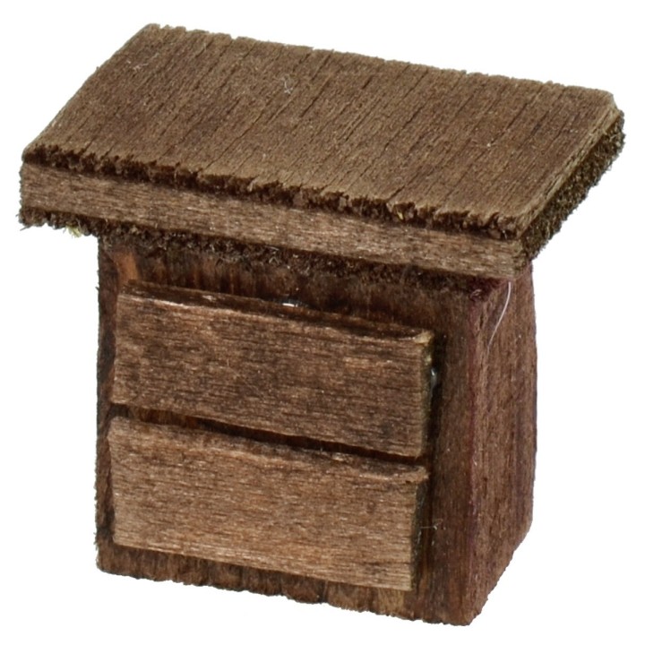 Mesita de noche de madera cm 2x1,5x2 h.
