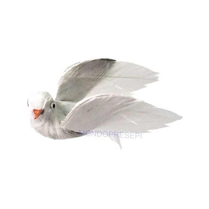 Colomba in volo per presepe