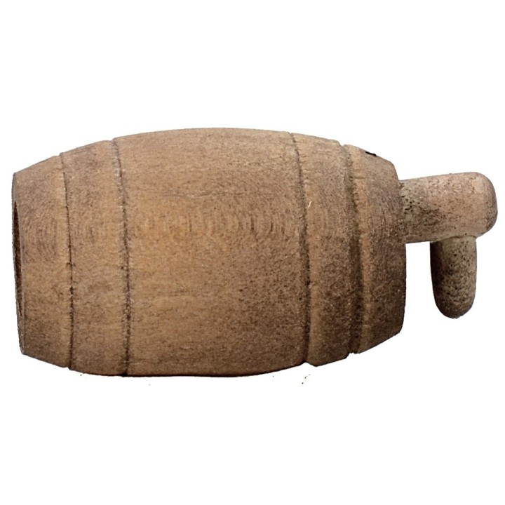 Wooden barrel with tap cm 4,1X2 ø