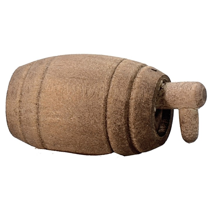 Wooden barrel with tap cm 4,1X2 ø
