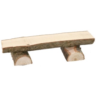 Panchina di tronchi cm 7,5x2,4x1,5 h