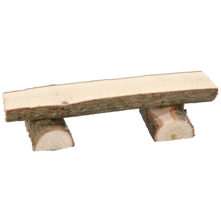 Banco de troncos de 7,5x2,4x1,5 cm h