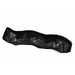 Ruscello in pvc nero per presepe fai da te cm 8x33x4 h