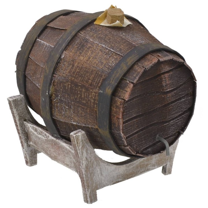 Barril con base de 7x6x5 cm h