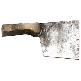 Hacha de metal con mango envejecido de 3,9 cm