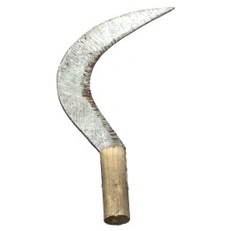 Falcetto in metallo con manico anticato 3,9 cm
