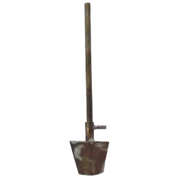Pala de metal con mango envejecido de 6,4 cm