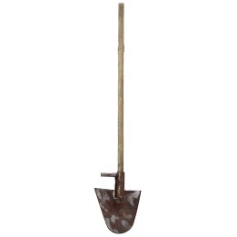 Metal spade with antiqued handle 11.9 cm