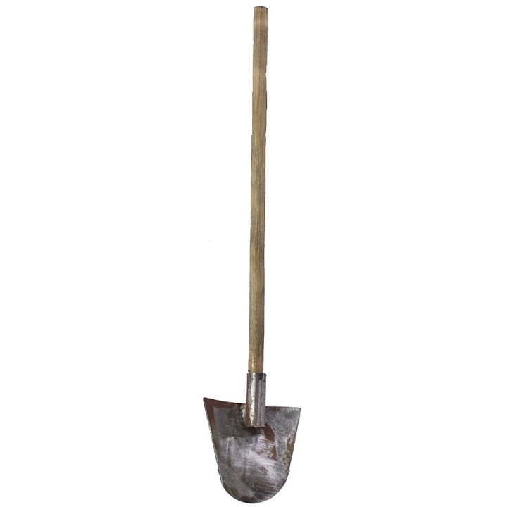 Pala de metal con mango envejecido de 12 cm