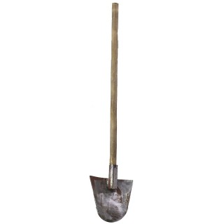 Badile in metallo con manico anticato 19 cm