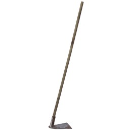 Azada de metal con mango envejecido de 21 cm