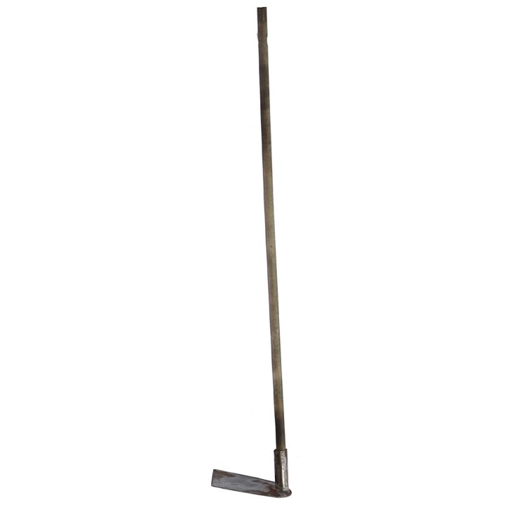 Metal hoe with antique handle 21 cm