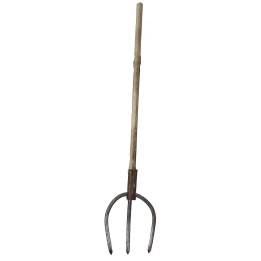 Forca in metallo con manico anticato 9,8 cm