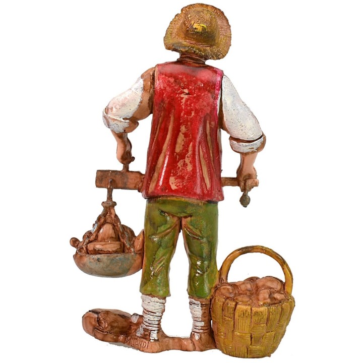 Mushroom seller 10 cm Landi Moranduzzo