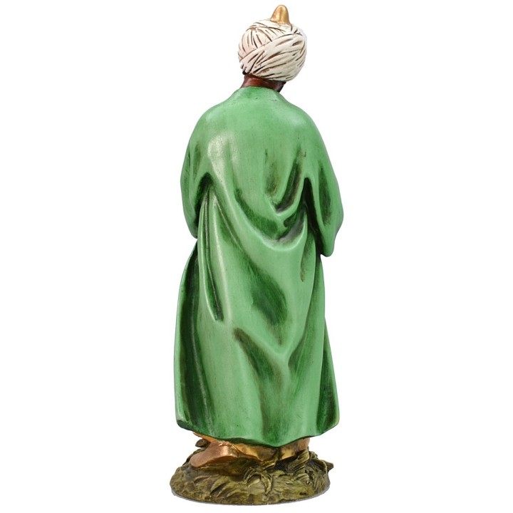 Tres Reyes Magos en resina Landi Moranduzzo 18 cm