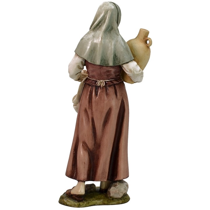 Donna orientale con anfora in resina Landi Moranduzzo 18 cm