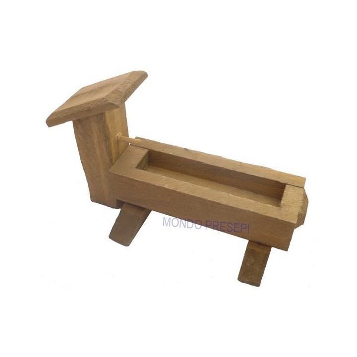 Wooden drinking fountain