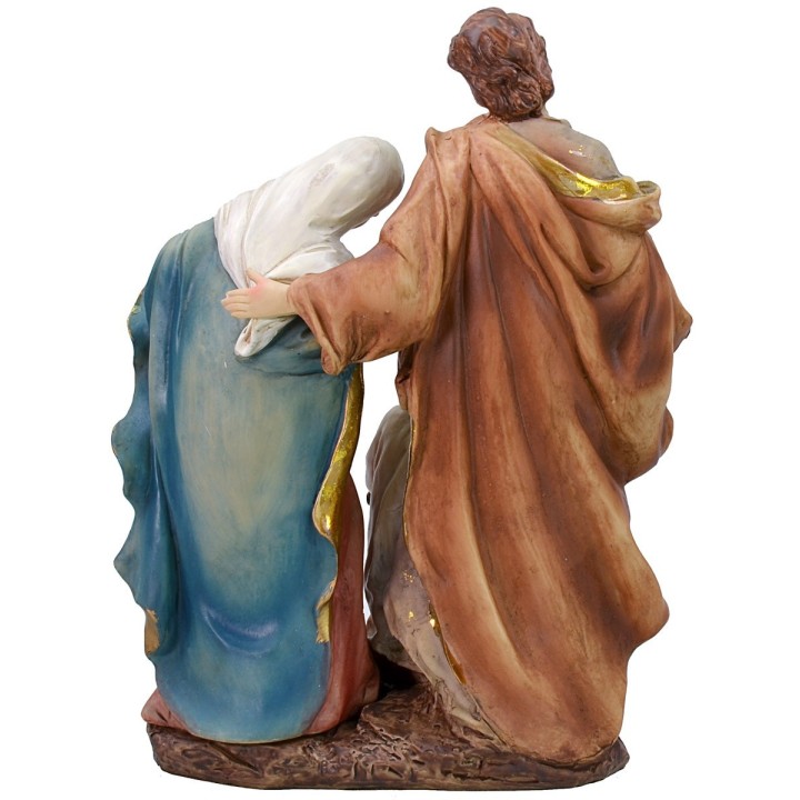 Holy Family in resin cm 13x9x21 h cm